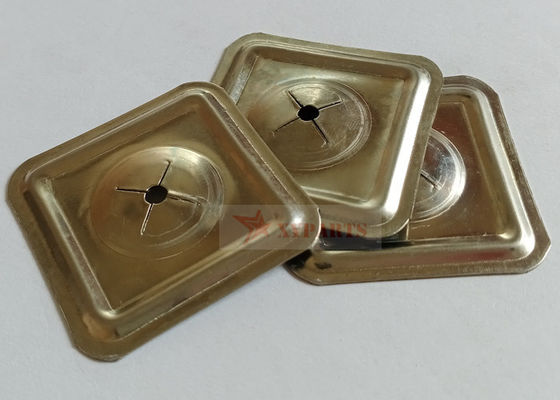 واشرهای فلزی 38 میلی متری خود قفل شونده از نوع مربعی برای پین های عایق