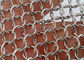 رنگ نقره ای فلز حلقه شبکه فولاد ضد زنگ برای تزئین نمای ساختمان