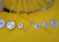 پین های عایق سیم کشی فولاد ضد زنگ، لباسی عایق فلزی با واشر