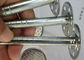 پیچ و مهره های عایق بندی شده فولاد گالوانیزه، پین ایزوله های پشم سنگ M8 x 110