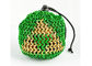 کیسه تاس مشبک حلقه ای فلزی زنجیره ای از جنس استنلس استیل آلومینیومی با آبکاری رنگ
