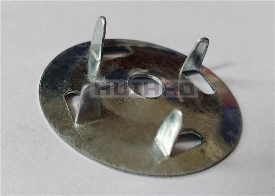 واشر فلزی با زبانه فولادی گالوانیزه 1-1/4 اینچ برای ایمن سازی تخته های پشتی کاشی فوم عایق استفاده می شود