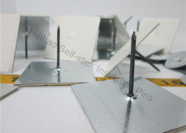 پین های عایق چسبنده پشم سنگ پایه 50x50mm برای سیستم HVAC