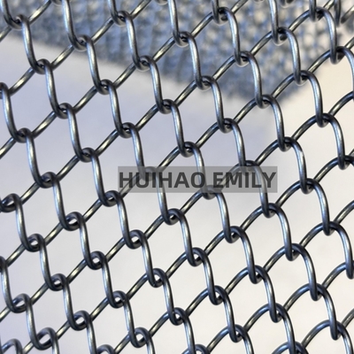 پرده مش فلزی انعطاف پذیر از جنس آلیاژ آلومینیوم 0.8mmx8mm