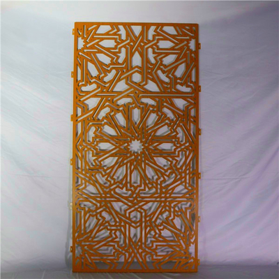 1220x3050mm لیزر برش آلومینیوم شبکه پنل برای حصار خارجی