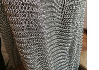 حلقه فلزی ضد برش ضد زنگ از جنس استنلس استیل مش جهت استفاده در سالن های نمایشگاهی