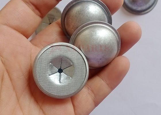 22mm فولاد ضد زنگ خود قفل گنبد کاپ برای پین های عایق