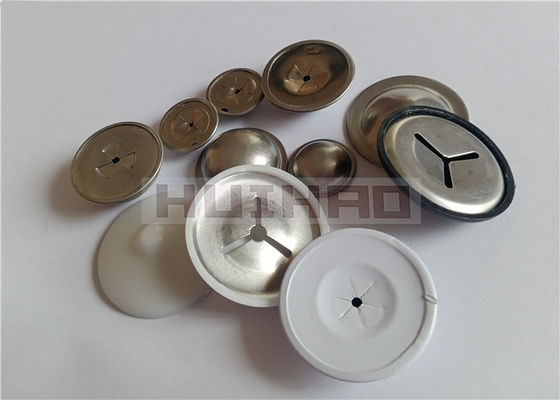 کلاه گنبد آلومینیومی 12 گج 1-1 / 2 "با شستشوی خود قفل کننده فولاد ضد زنگ وارد شده است