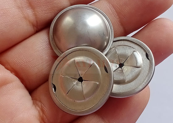 22mm فولاد ضد زنگ خود قفل گنبد کاپ برای پین های عایق
