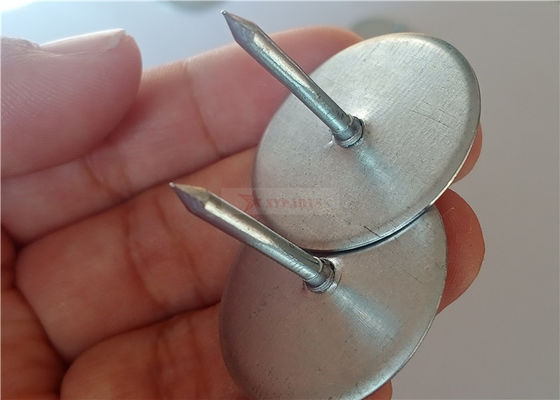 2&quot; کپسول تخلیه خازن سر جوش پین با کاغذ عایق شوینده برای عایق حرارتی و صوتی