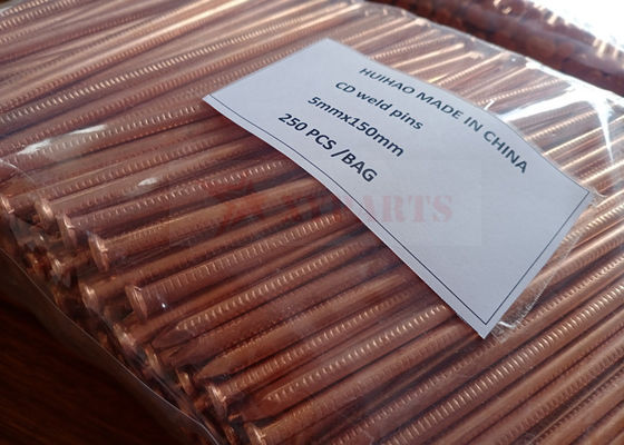 5x160mm تخلیه خازن (CD) پین های جوشکاری مورد استفاده برای اتصال عایق به فلزات مختلف