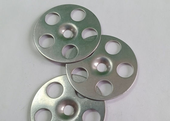 واشرهای 35 میلی متری تخته پشتی کاشی که برای ثابت کردن تخته های عایق روی کف و دیوارها استفاده می شود