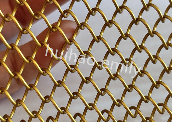 توری سیم پیچ فلزی آلومینیومی معماری برای مراکز خرید