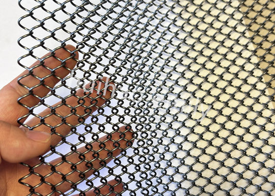 1.2mm Wire Aluminum Metal Mesh Drapery برای دکوراسیون رستوران ها
