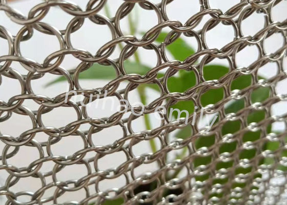 محافظ آتش فلز حلقه شبكه پرده برای رستوران پارتیشن