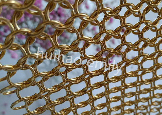 محافظ آتش فلز حلقه شبكه پرده برای رستوران پارتیشن