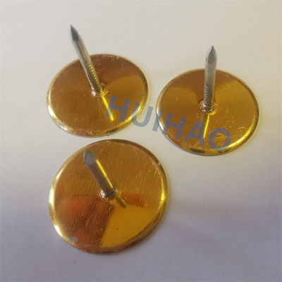 12ga X 1 1/2 &quot;پین های جوشکاری سر فنجان با سر عایق 30 میلی متر