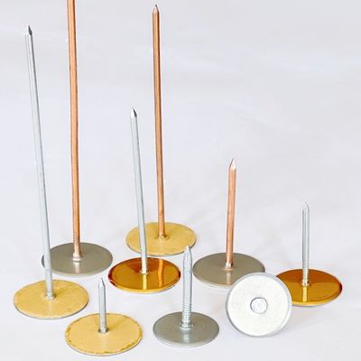 گالوانیزه فولاد جام سر جوجه های جوش طراحی شده برای جوش از طریق و امن بسته بندی عایق به HVAC لوله