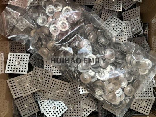 پین های عایق پایه سوراخ شده فولاد ضد زنگ 12 Ga برای سیستم HVAC