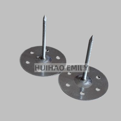 گرد سوراخ سوراخ فلزی صفحه پشم عایق پین گالوانیزه 80mm طول