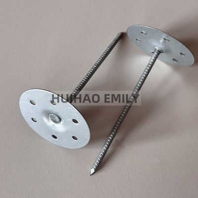 گرد سوراخ سوراخ فلزی صفحه پشم عایق پین گالوانیزه 80mm طول