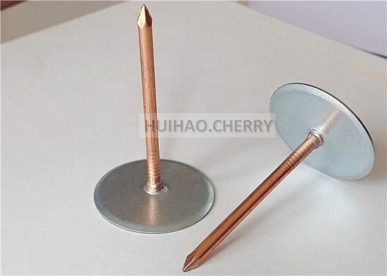 پین های عایق بندی مجرای هوا M1.8x50 فولاد گالوانیزه برای اتصال عایق به سطح فولادی