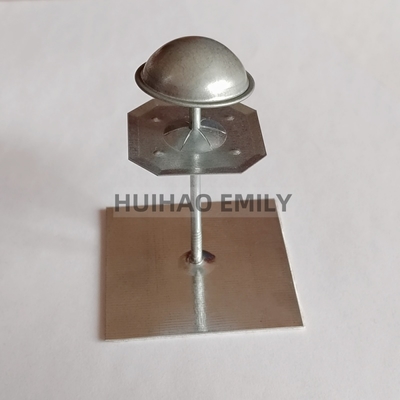 50x50mm صفحه پایه خود چسبنده عایق آویزان پن های آویزان برای عایق دیواری خارجی