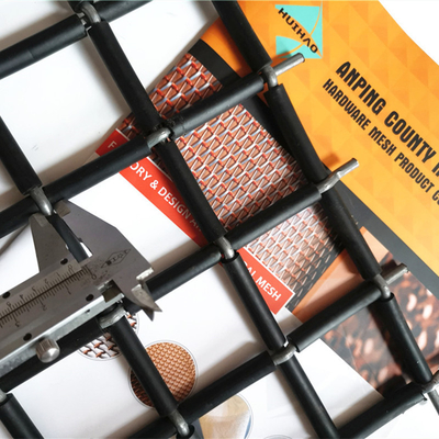10mmx50mm گشایش خود تمیز کردن سیم میش برای صفحه سنگ شکن