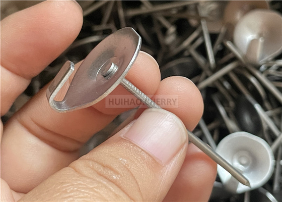 63.5mm 14ga Stainless Steel Lacing Anchor Insulation Fastening System Accessories For Removable Insulation Blanket