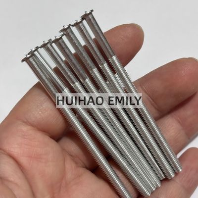 پین های جوش میخی عایق بندی آلیاژ آلومینیوم M4x70mm با واشر خود قفل شونده