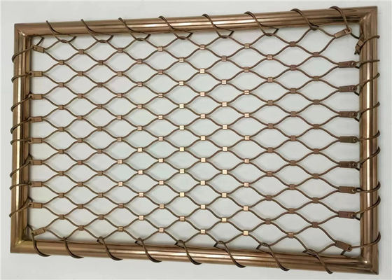 توری حصار کابل استیل ضد زنگ انعطاف پذیر و بادوام برای پر کردن نرده