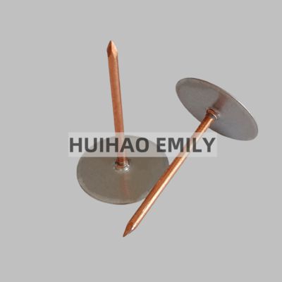 پین های جوشکاری سر فنجانی فولادی گالوانیزه 50 میلی متری برای ایمن سازی عایق در داخل ساخته شده