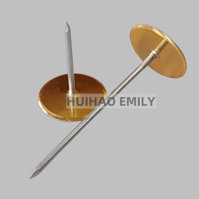 پین های جوشکاری سر فنجانی با روکش گالوانیزه برای عایق بندی کانال با دستگاه جوش تخلیه خازنی