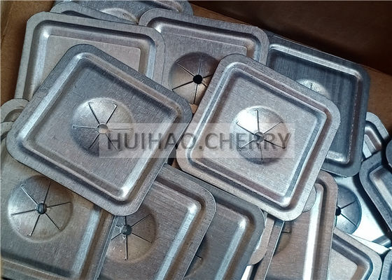 گیره های سرعتی واشر خود قفل شونده مربع 38 میلی متری برای عایق بندی جنس فولاد گالوانیزه