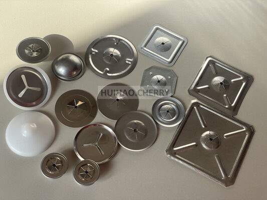 واشر خود قفل‌شونده مقاوم در برابر خوردگی 1-1/4 اینچی 316 استیل ضد زنگ واشر قفل مربعی برای عایق پشم سنگ