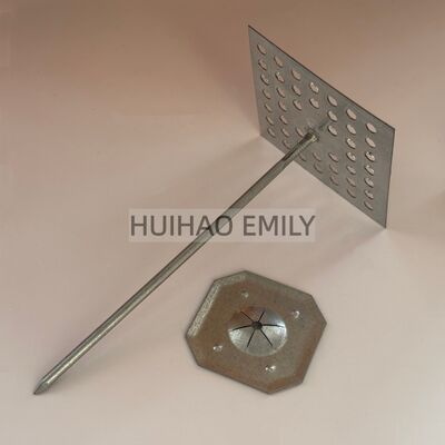 میخ آویز عایق پشم شیشه با قطر 2.7 میلی‌متر با واشر خود قفل‌شونده