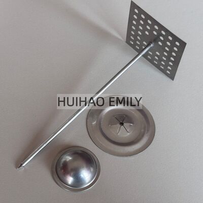 میخ آویز عایق پشم شیشه با قطر 2.7 میلی‌متر با واشر خود قفل‌شونده