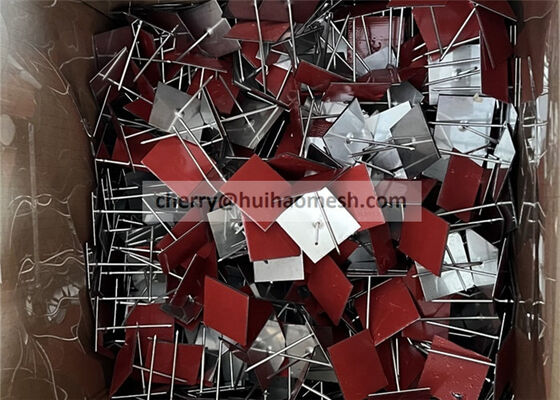 پین های عایق بندی دیوار یا سقف فولادی با روکش روی و واشر (به طول 63 میلی متر) با پایه چسبنده