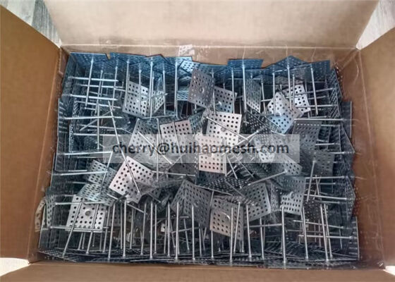 چوب لباسی عایق فلزی گالوانیزه 2 اینچ با پایه سوراخ دار