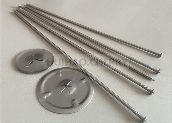 پین های عایق جوش نقطه ای فولادی با روکش مس 3x125mm برای عایق صوتی و حرارتی دریایی