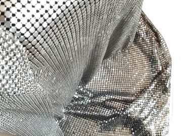 4mm رنگ طلایی آلومینیوم Sequin Mesh فلزی برای دکوراسیون هتل