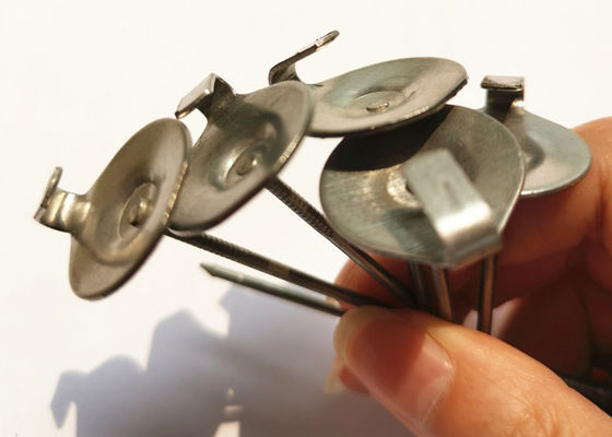 پین های لنگر عایق فلزی با روکش فولاد ضد زنگ که برای پتوهای اگزوز حرارتی استفاده می شود