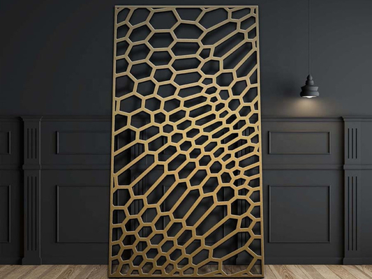1220x3050mm لیزر برش آلومینیوم شبکه پنل برای حصار خارجی