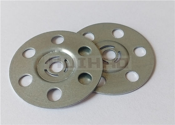 واشرهای 35 میلی متری تخته پشتی کاشی که برای ثابت کردن تخته های عایق روی کف و دیوارها استفاده می شود