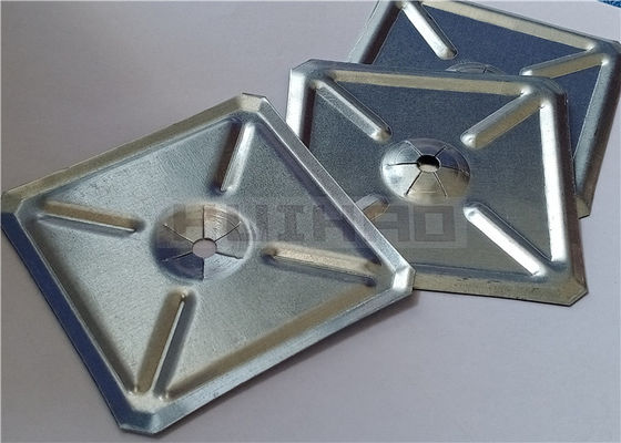 استفاده از واشر خود قفل مربعی 60x60 میلی متر برای بستن پین های عایق جوشکاری گل میخ