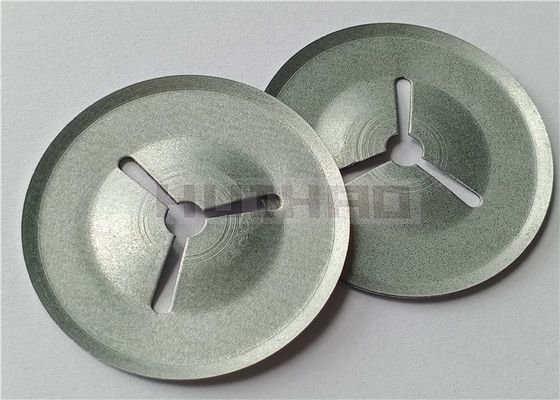 واشرهای خود قفل گرد 38 میلی متری برای محکم کردن پین های عایق 5 میلی متری استفاده می شود