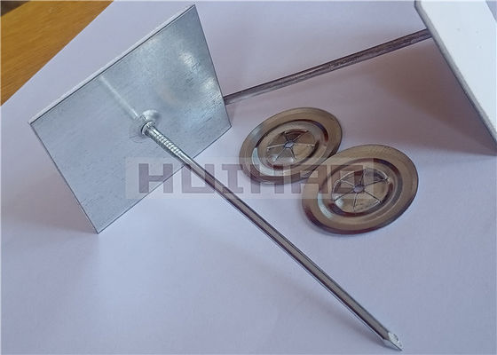آویزهای عایق خود چسب فولادی گالوانیزه 12 گیج برای اتصال عایق پشم سنگ