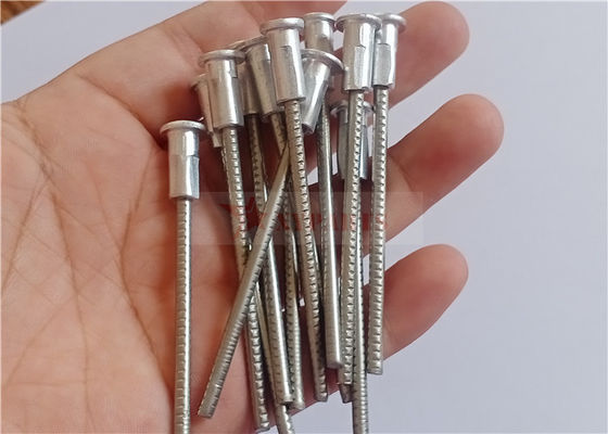 M3 * 75mm دو فلزی سی دی استود ویلڈنگ پین با فلج آلومینیومی برای ساخت ورق فلزی