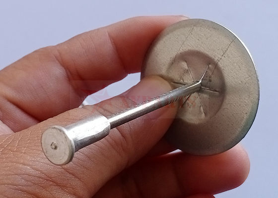 M3x65mm Bi-Metallic Capacitor Discharge CD Weld Pins با فلنج آلومینیومی برای عایق دریایی
