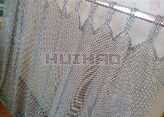 0.8x7mm فولاد ضد زنگ زنجیره ای پستی شبک پرده های نوع جوشکاری برای تقسیم اتاق
